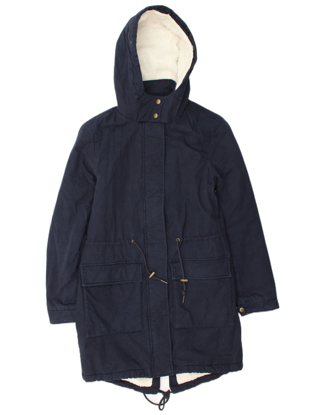 Giacca parka oversize con cappuccio da uomo Marks & Spencer UK 8 Small Blu Navy