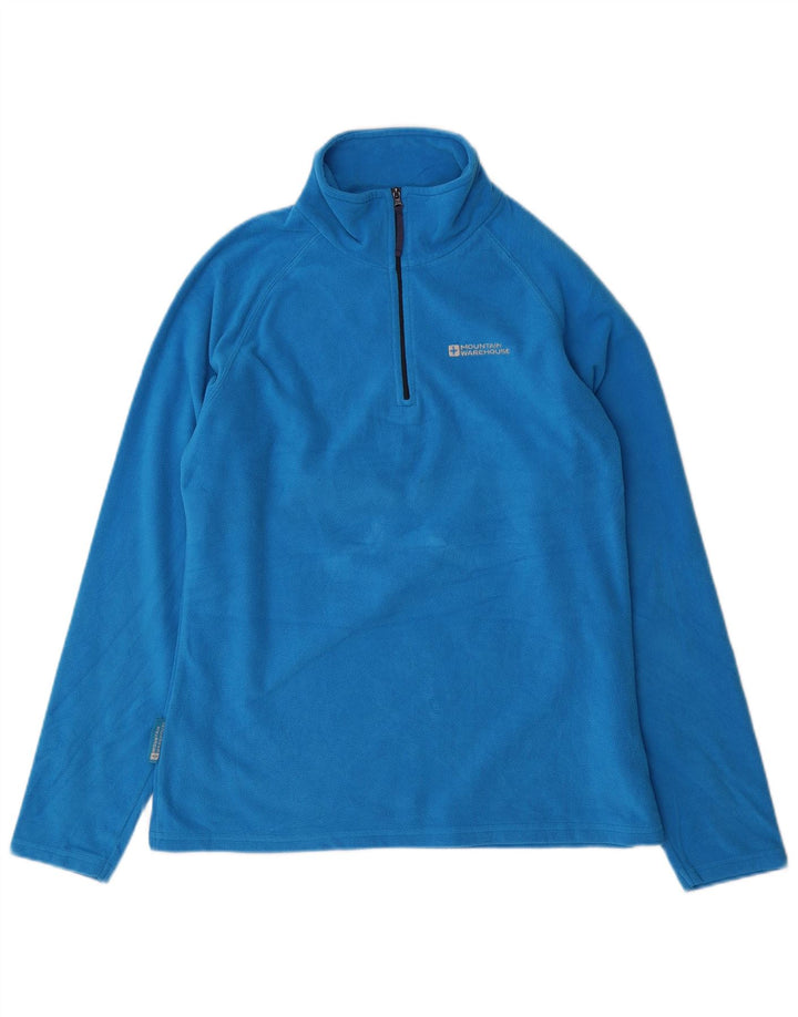 Maglione in pile da donna con collo con zip Mountain Warehouse UK 12 Blu medio