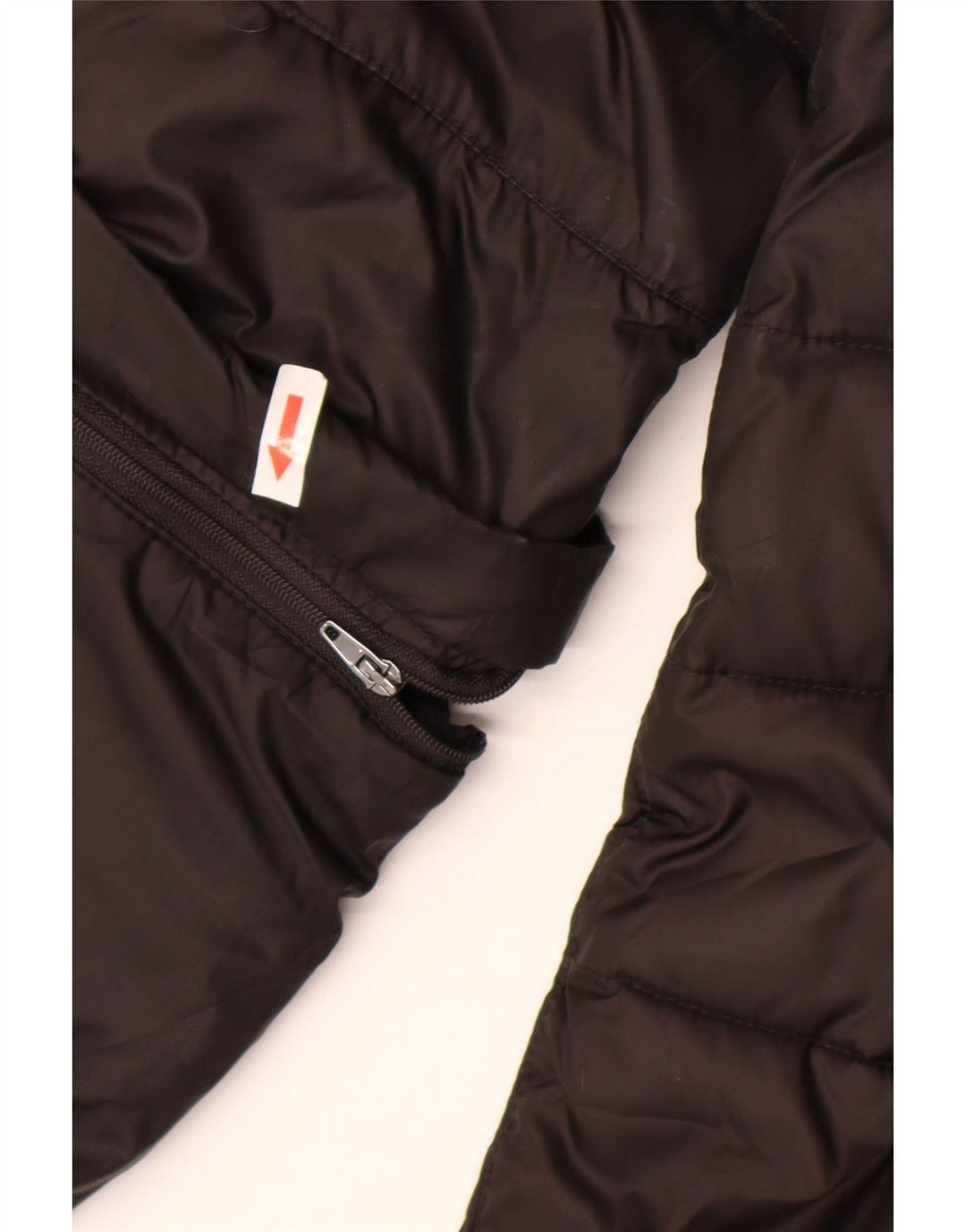 Geox Respira Giacca imbottita oversize da donna UK 10 Small Poliestere nero