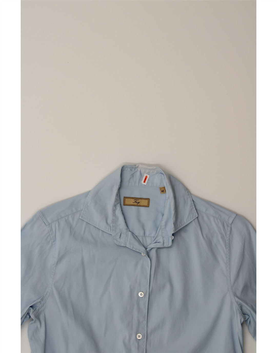 FAY Womens Shirt IT 42 Medium Blue Cotton Vintage Fay and Second-Hand Fay from Messina Hembry 