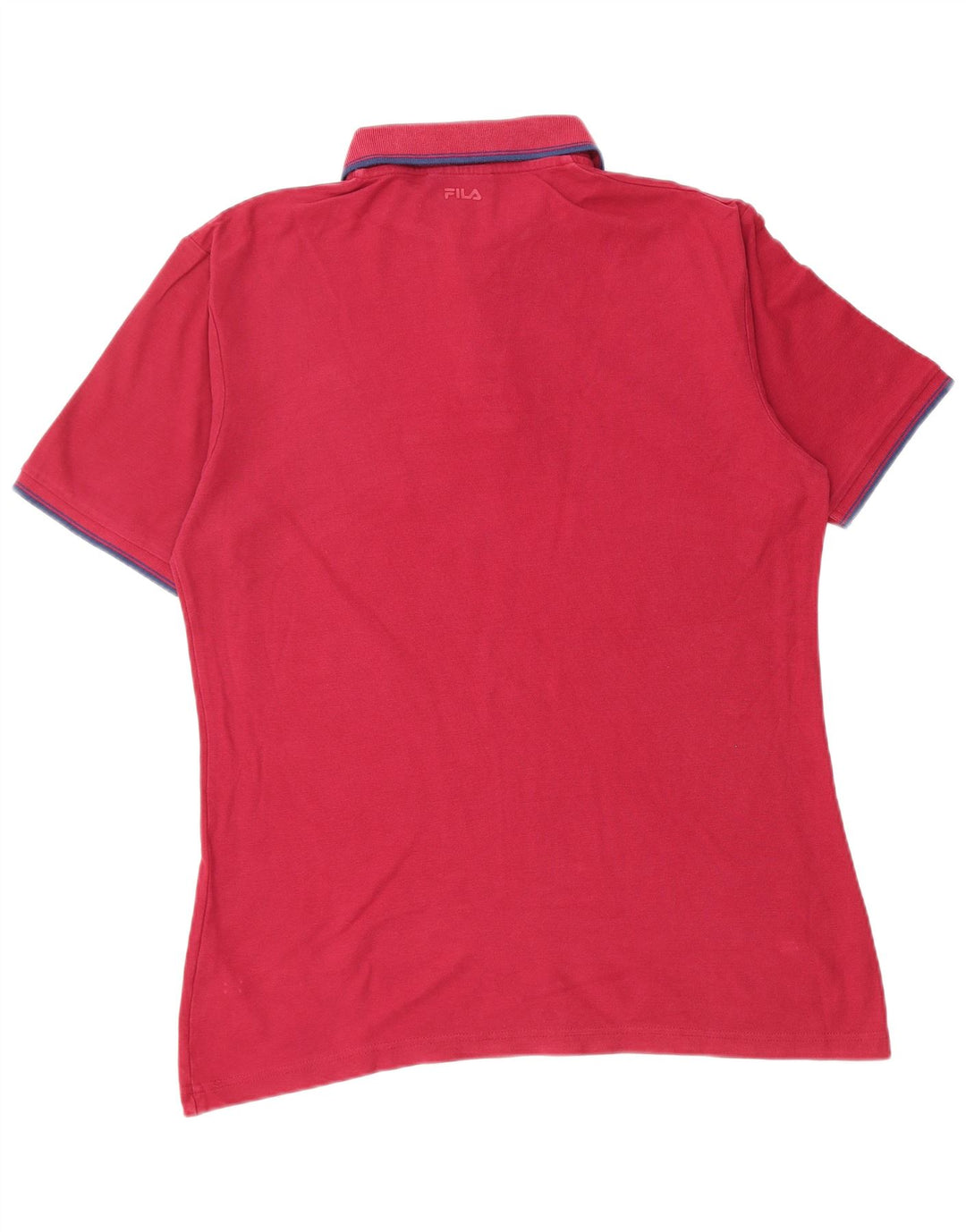 FILA Mens Polo Shirt XL Pink Cotton