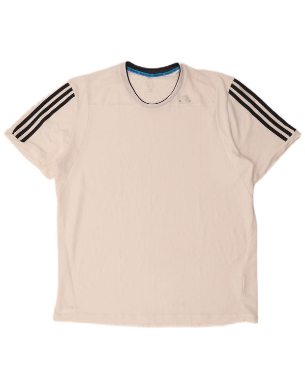 Maglietta Adidas Climacool da uomo XL bianca