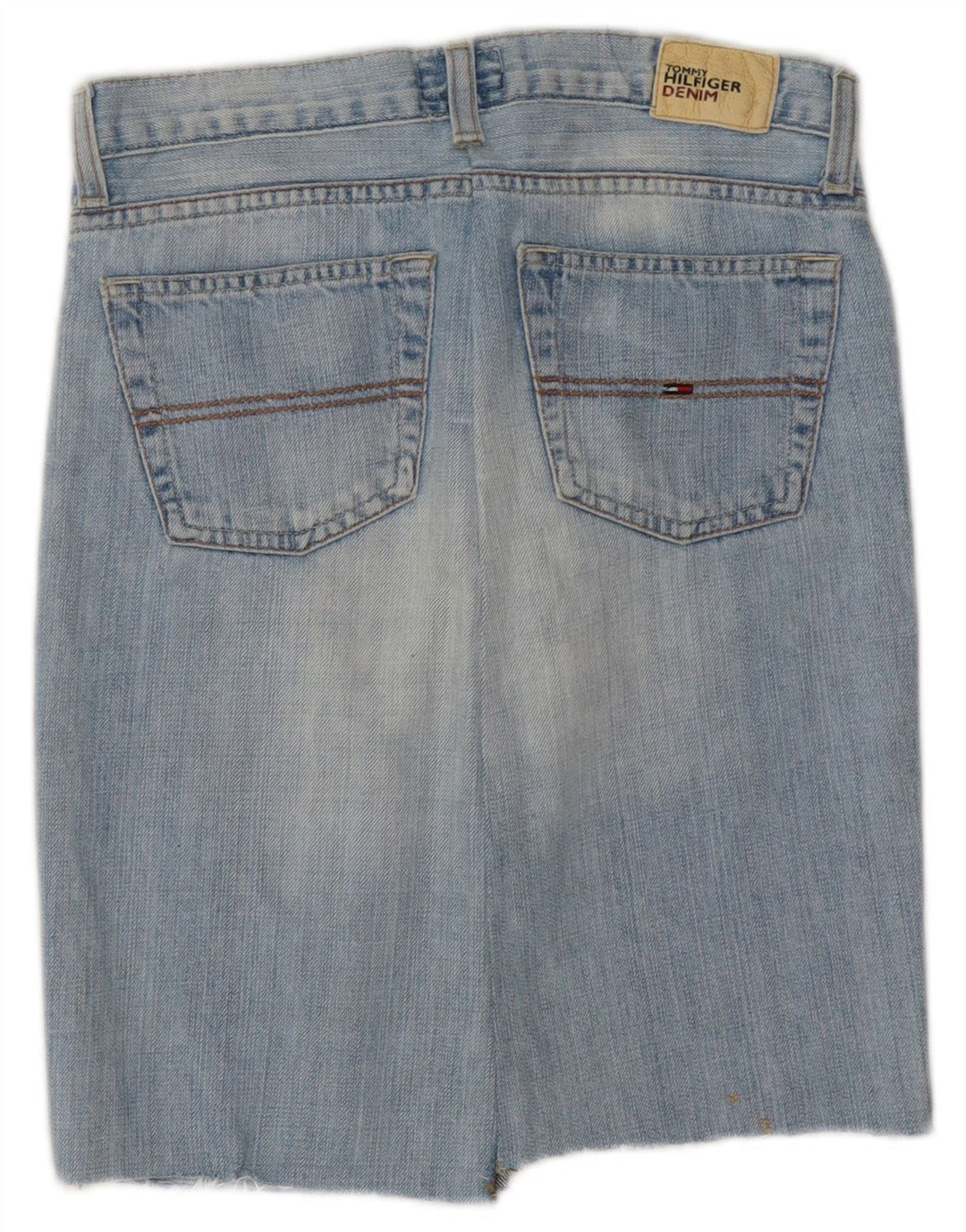 TOMMY HILFIGER Gonna in denim da donna W28 cotone blu medio