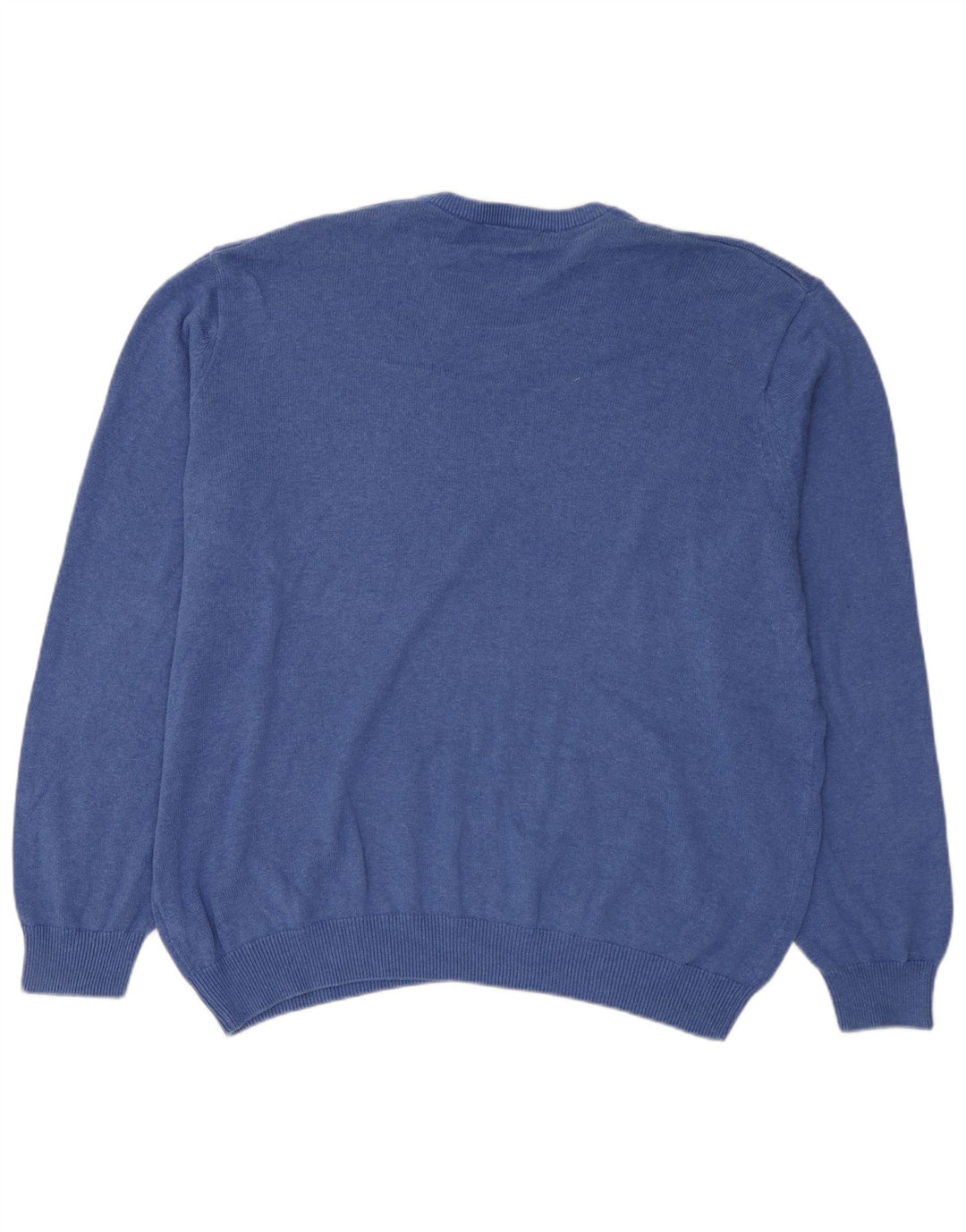Maglione maglione con scollo a V da uomo Marks & Spencer 3XL cotone blu