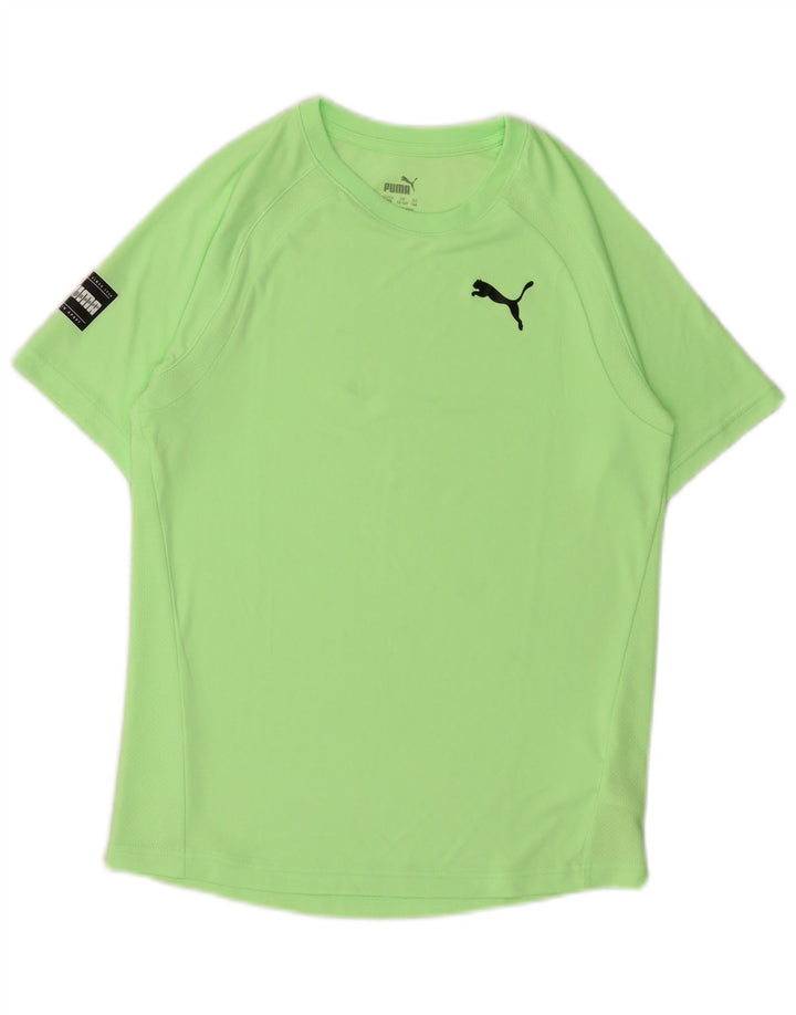 Set da 2 pezzi PUMA per ragazzi 13-14 anni Poliestere color block verde