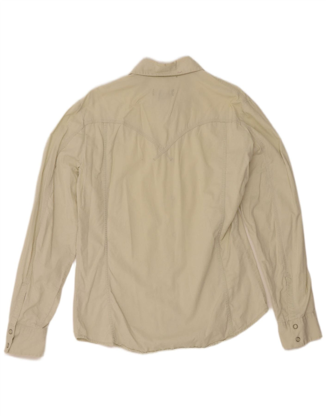 Camicia da uomo in velluto a coste Diesel grande in cotone beige