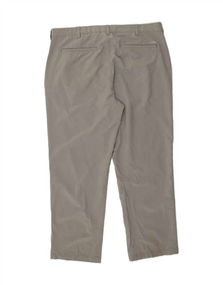 IZOD Mens Slim Chino Trousers W40 L30 Grey Polyester Vintage Izod and Second-Hand Izod from Messina Hembry 