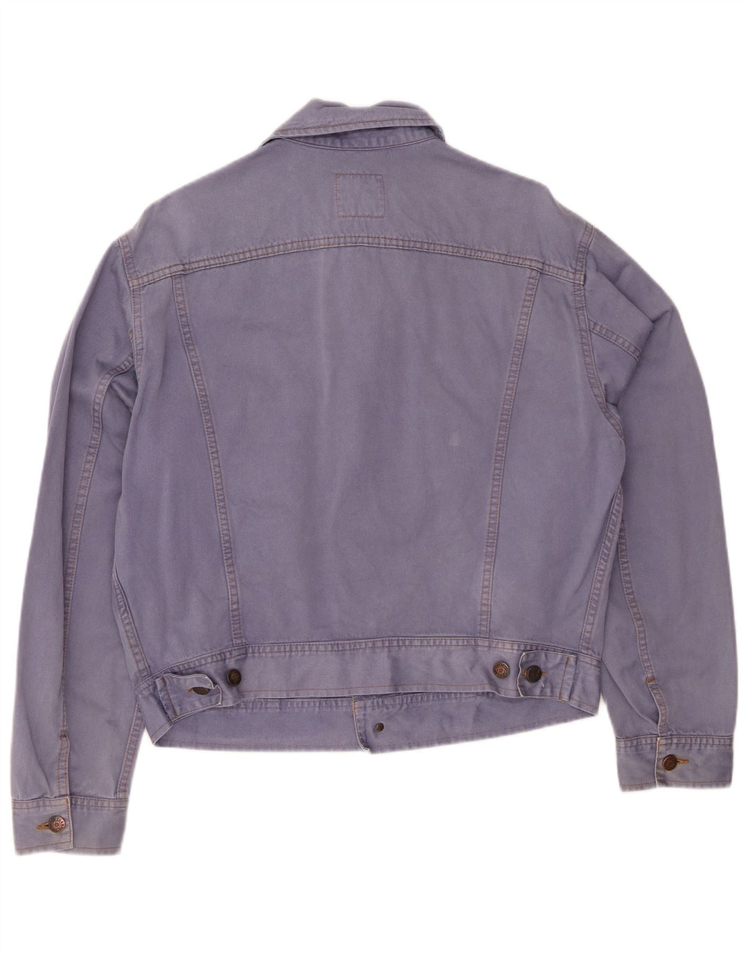 EL CHARRO Giacca di jeans oversize corta da donna UK 14 Cotone blu medio