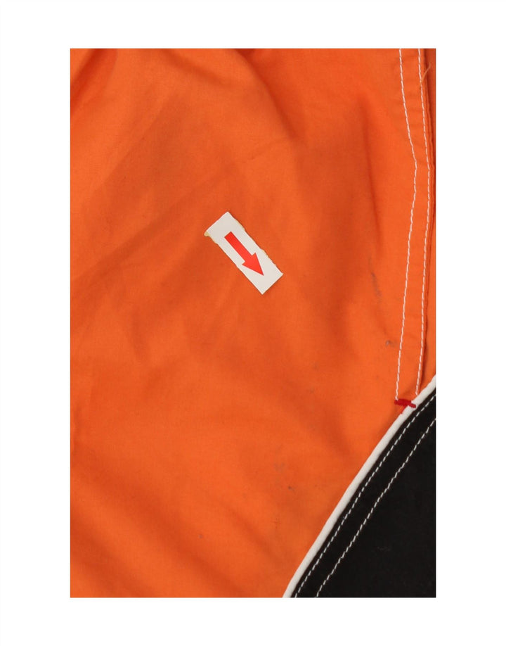 Pantaloncini da bagno da uomo Maui and Sons, grandi, in poliestere color block arancione
