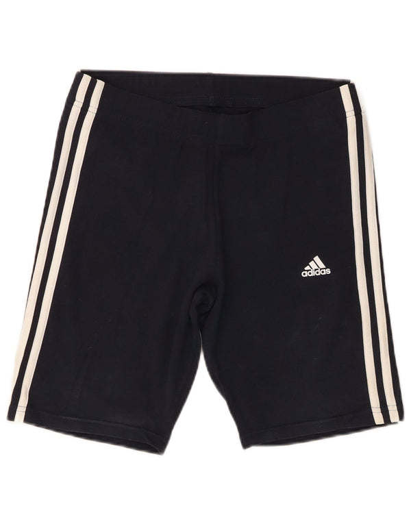 Pantaloncini sportivi ADIDAS da donna UK 12/14 Medio cotone blu navy