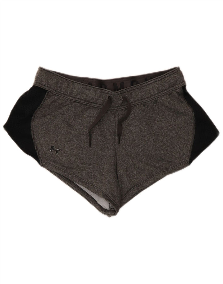 Pantaloncini sportivi da donna Under Armour UK 14 Poliestere color block grigio medio