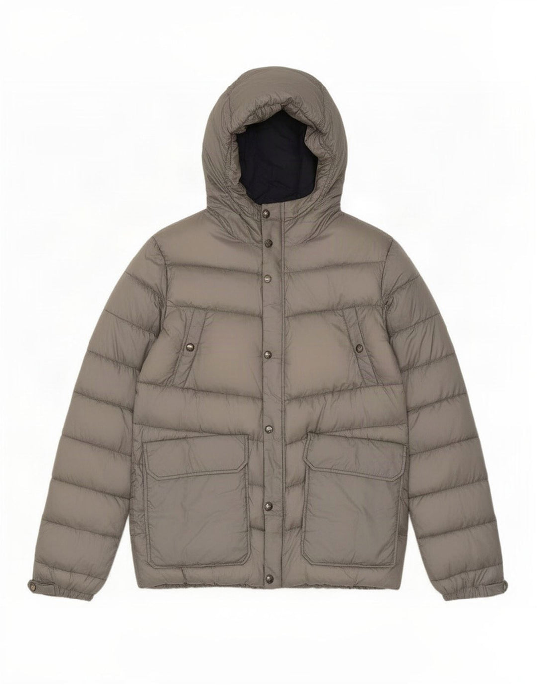 Giacca imbottita con cappuccio da uomo Woolrich UK 40 grande grigia