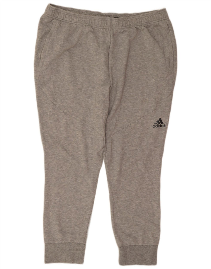 Pantaloni da tuta da uomo Adidas Joggers 2XL Poliestere grigio