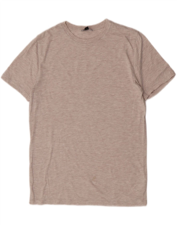 T-shirt da uomo Reiss Top piccola in cotone grigio