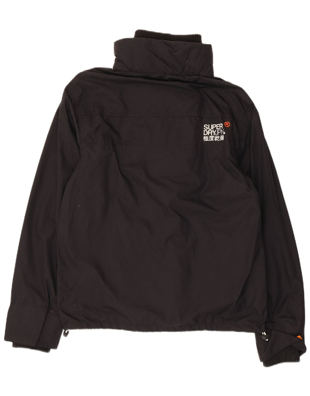 Giacca a vento grafica da donna Superdry Windcheater UK 16 grande nera