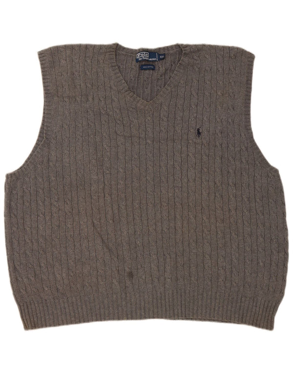 Canotta da uomo Polo Ralph Lauren 2XL in cotone grigio