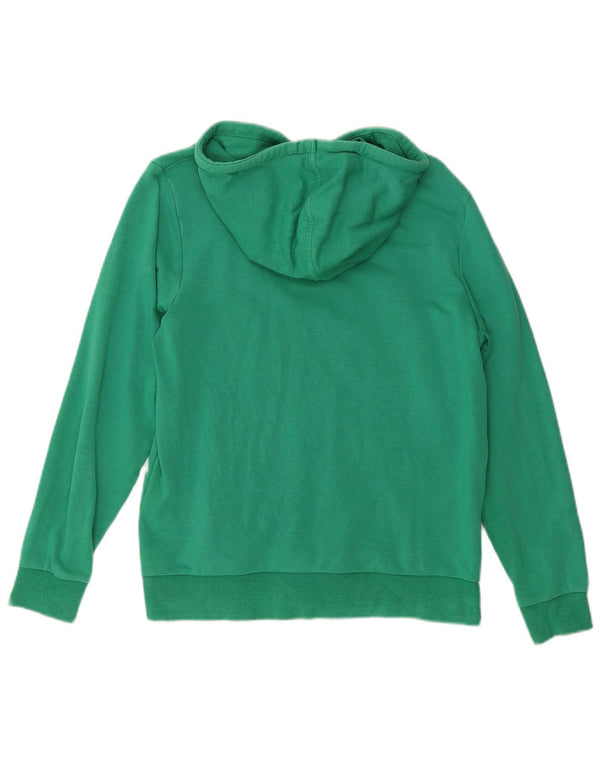 Maglione con cappuccio vestibilità regolare da donna Marks & Spencer UK 12 Cotone verde medio