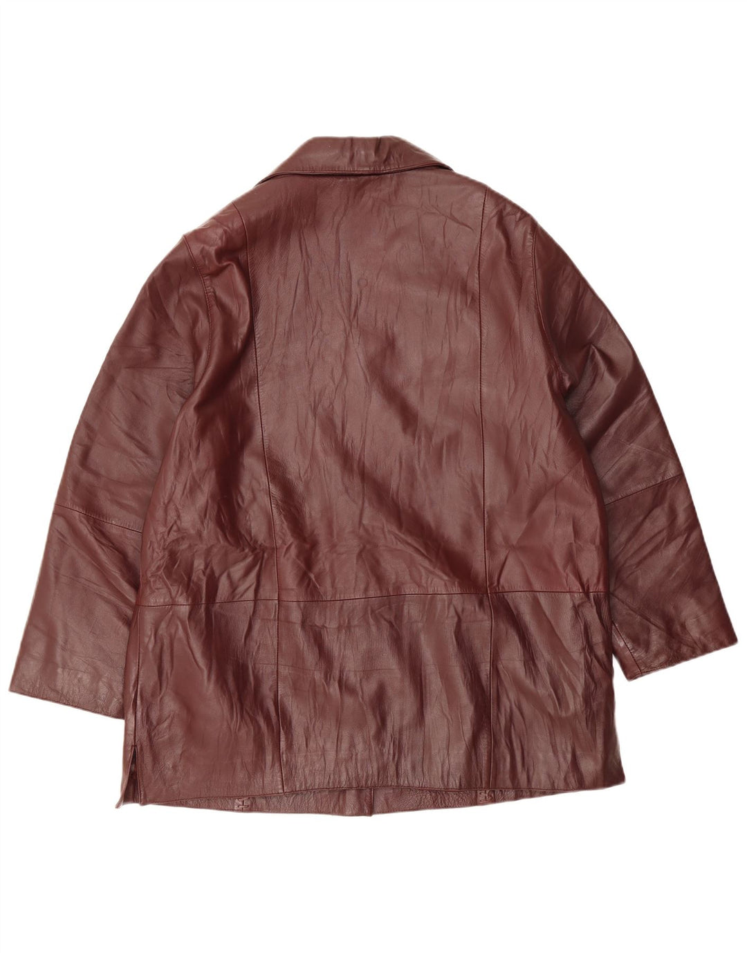 Cappotto in pelle da donna Morena EU 44 XL Bordeaux