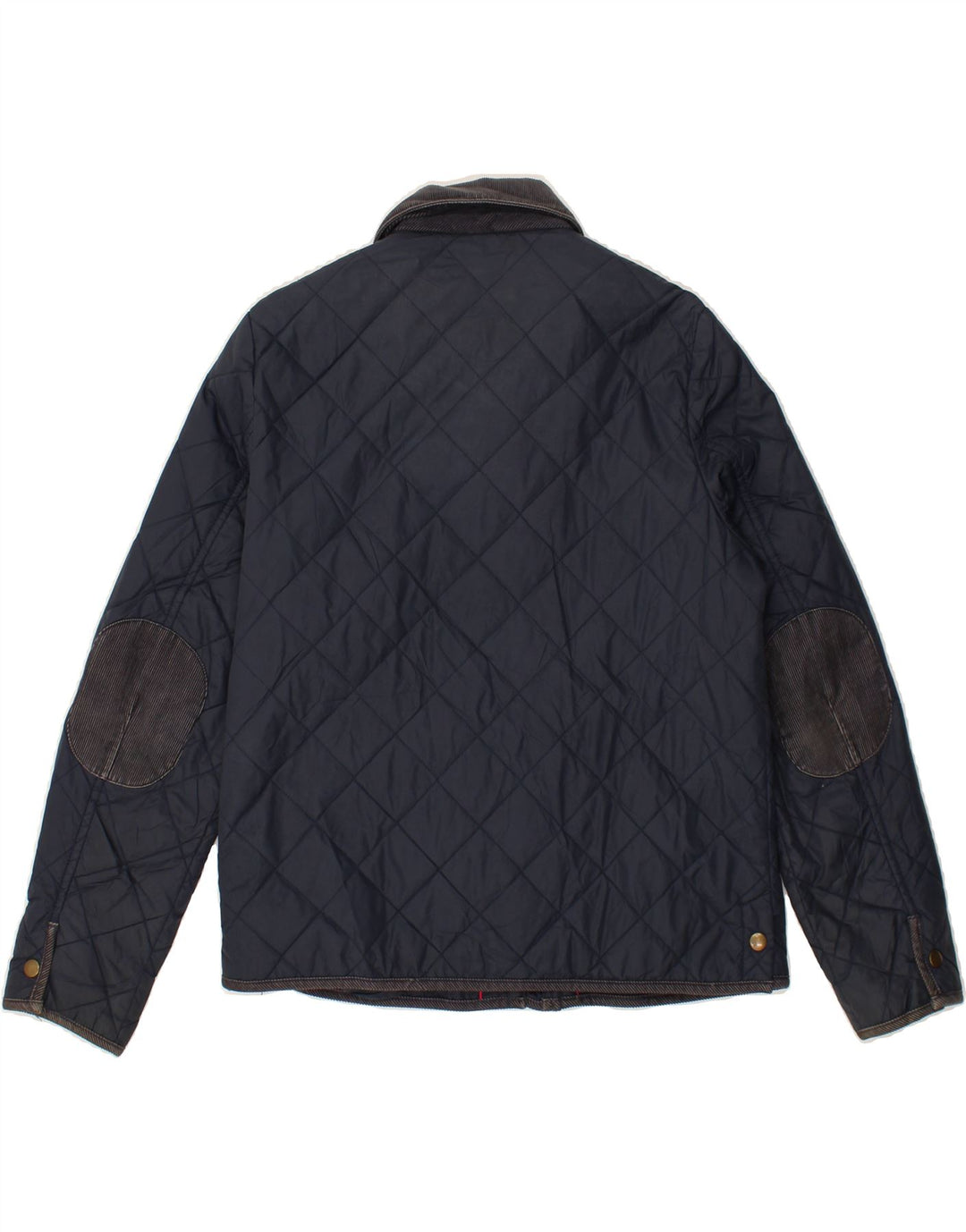 JACK WILLS Womens Quilted Jacket UK 14 Large Navy Blue Nylon Vintage Jack Wills and Second-Hand Jack Wills from Messina Hembry 