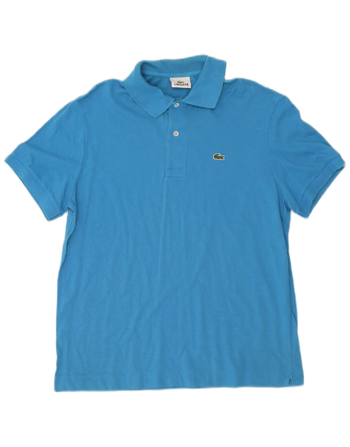 Polo da uomo Lacoste taglia 5 grande in cotone blu