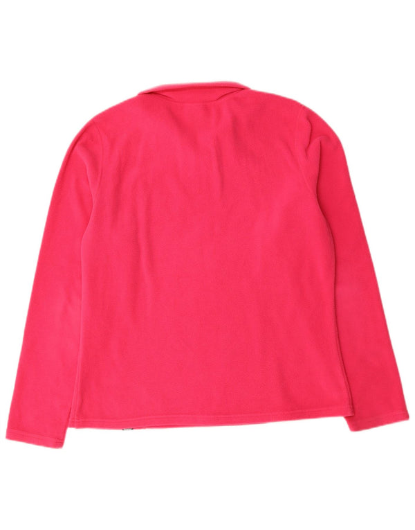 Maglione in pile da donna con collo e zip The North Face UK 14 Large Rosa Poliestere
