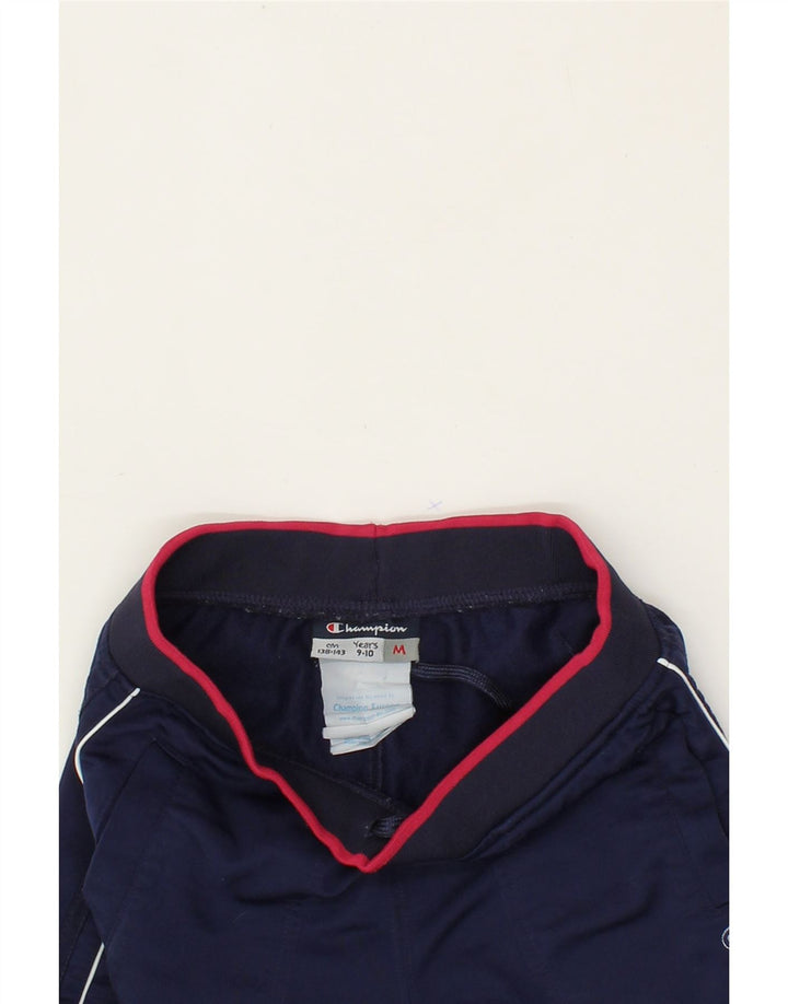 CHAMPION Boys Tracksuit Trousers Joggers 9-10 Years Medium Navy Blue Vintage Champion and Second-Hand Champion from Messina Hembry 