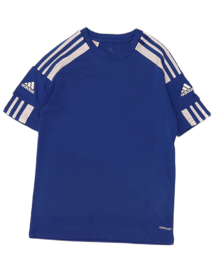 Maglietta Adidas Aeroready da ragazzo, 11-12 anni, in poliestere blu