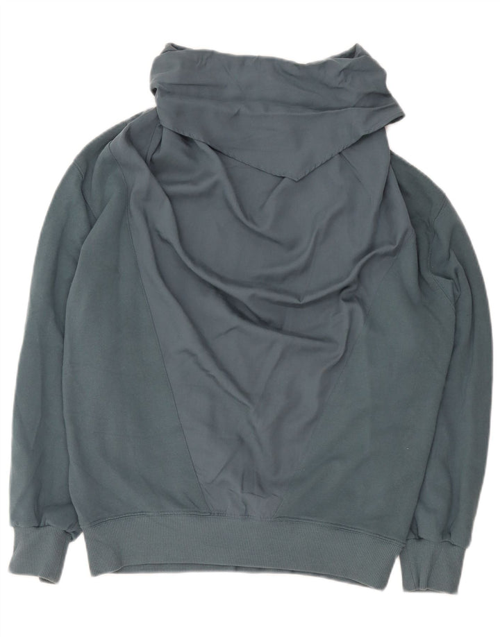 Felpa oversize da donna Zara UK 10 piccola in cotone grigio