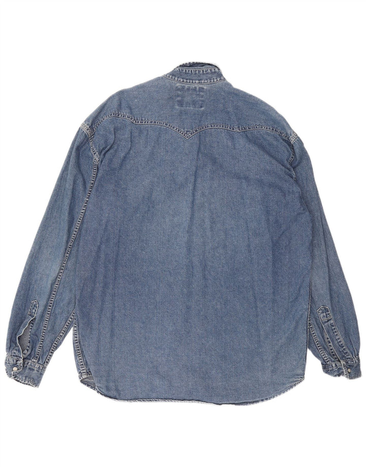 Camicia di jeans da uomo LEVI'S grande blu