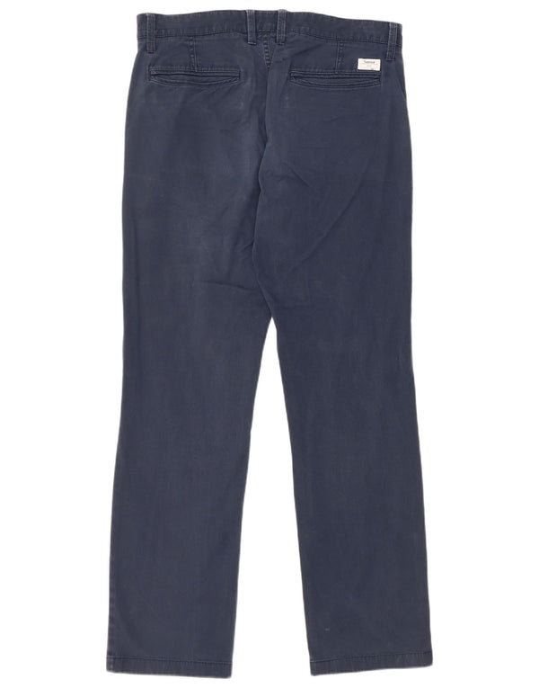 Pantaloni chino dritti da uomo Timberland W31 L30 blu navy