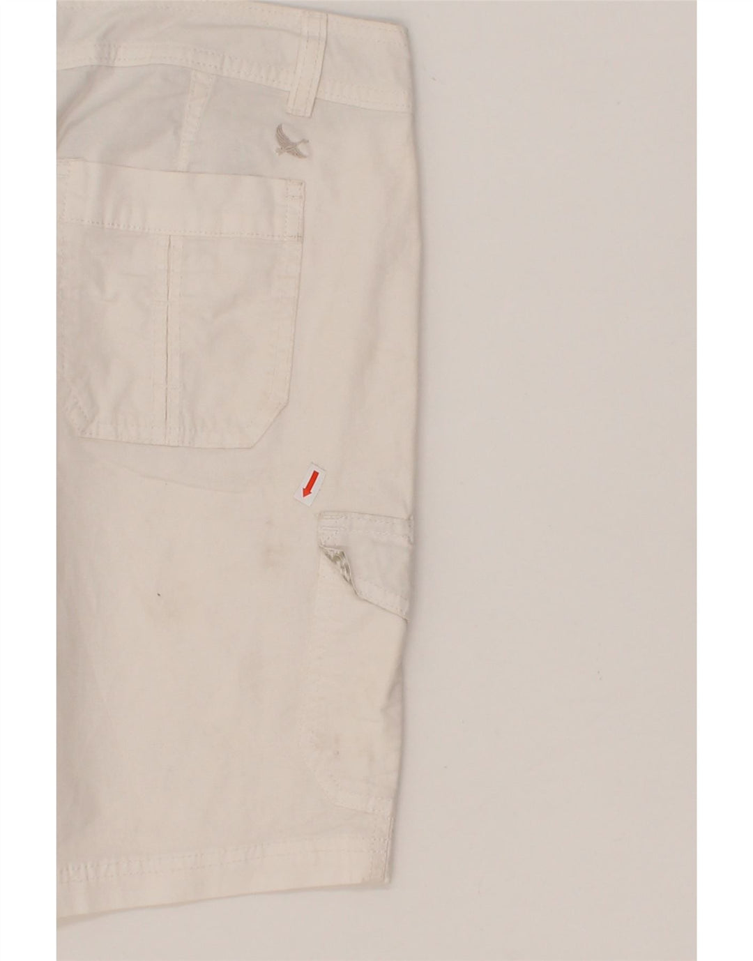 EDDIE BAUER Womens Cargo Shorts US 10 Large W30 White Cotton Vintage Eddie Bauer and Second-Hand Eddie Bauer from Messina Hembry 