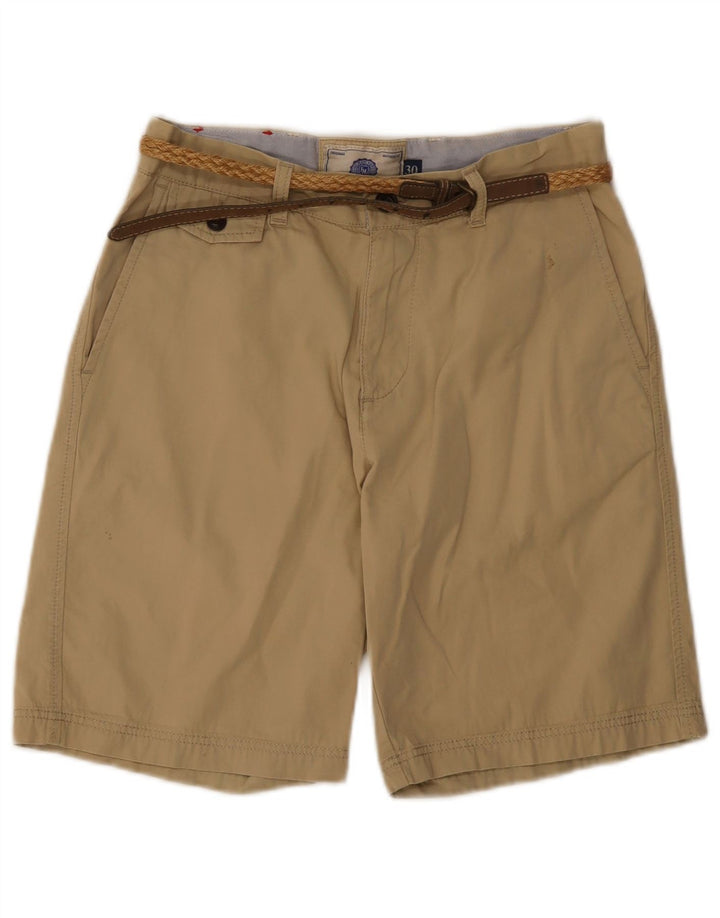 Pantaloncini chino da uomo Franklin Marshall W30 cotone beige medio
