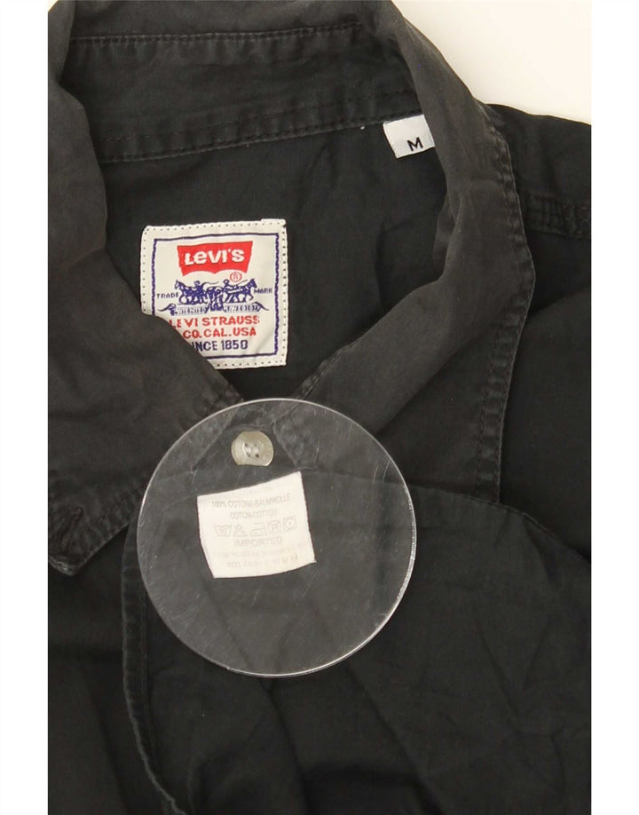 Camicia Levi's da uomo in cotone nero medio