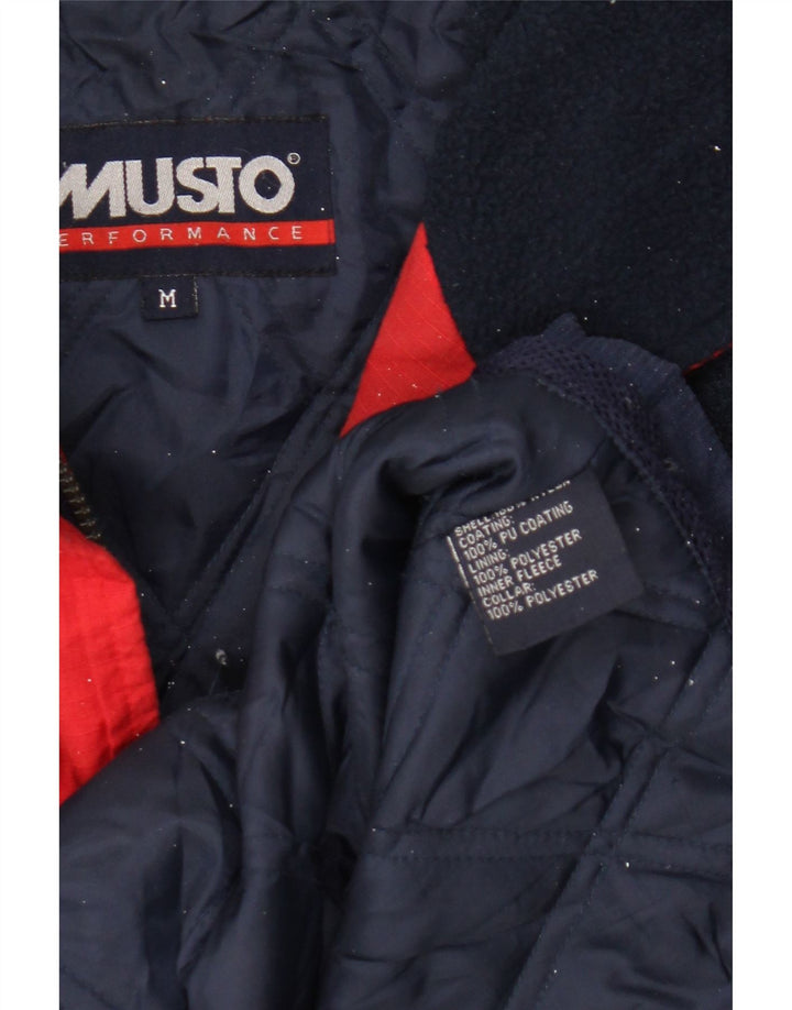 Giacca a vento da uomo Musto UK 38 nylon blu navy medio