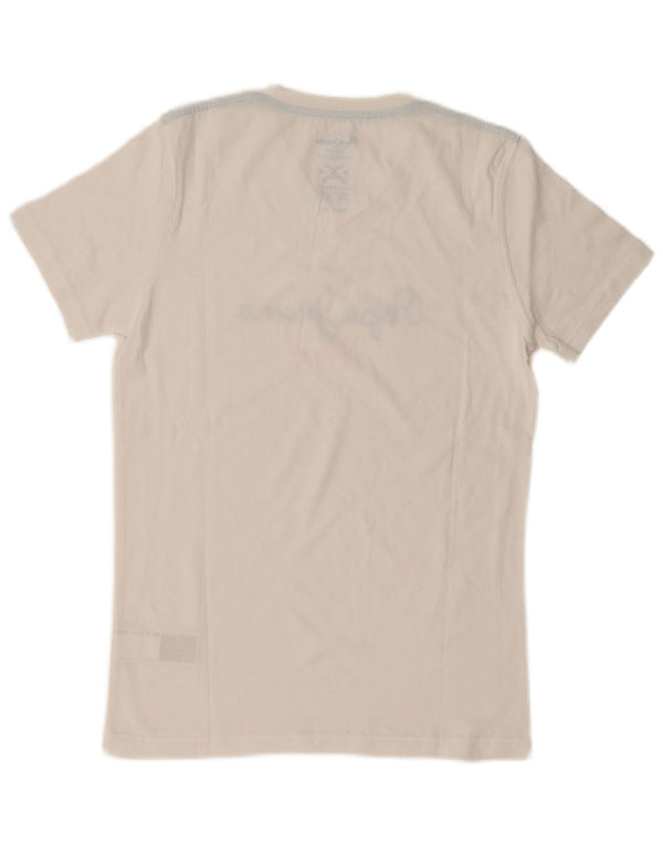 PEPE Jeans T-shirt grafica da uomo Top in cotone bianco medio