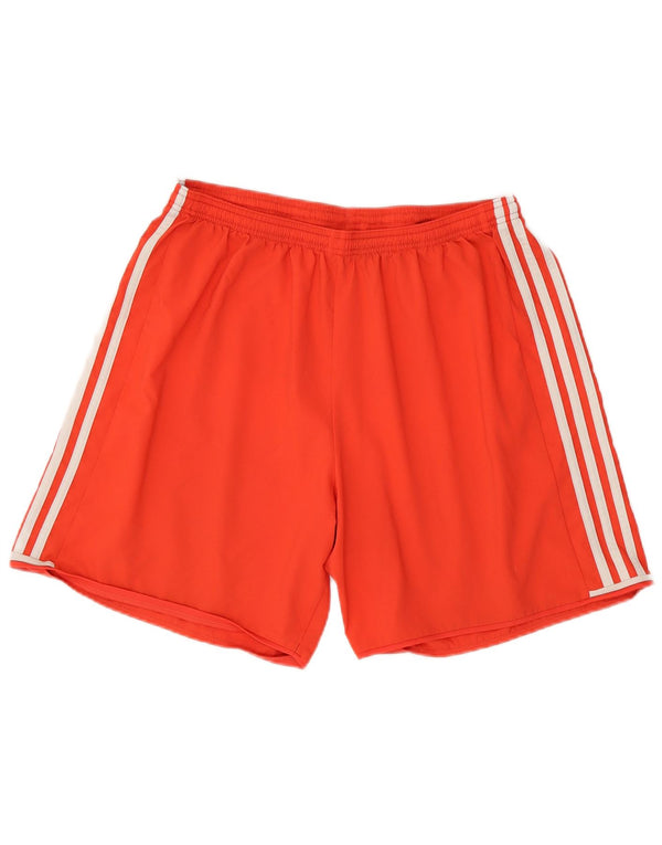 Pantaloncini sportivi ADIDAS Climalite da uomo XL rosso poliestere