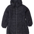 SISLEY Womens Padded Coat UK 12 Medium Navy Blue