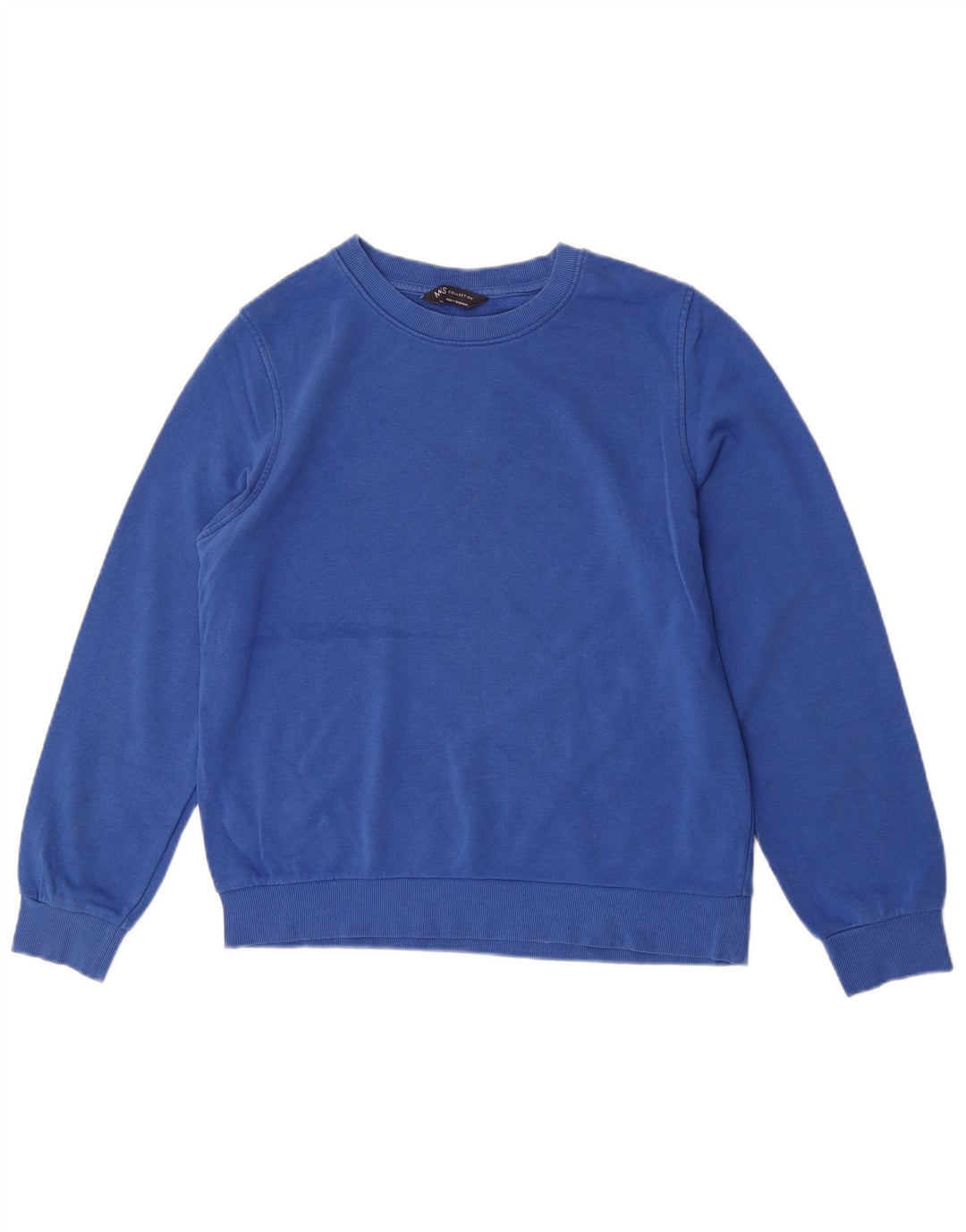 Felpa da donna Marks & Spencer UK 12 Cotone blu medio