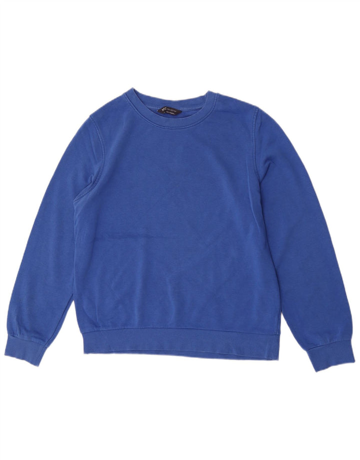Felpa da donna Marks & Spencer UK 12 Cotone blu medio