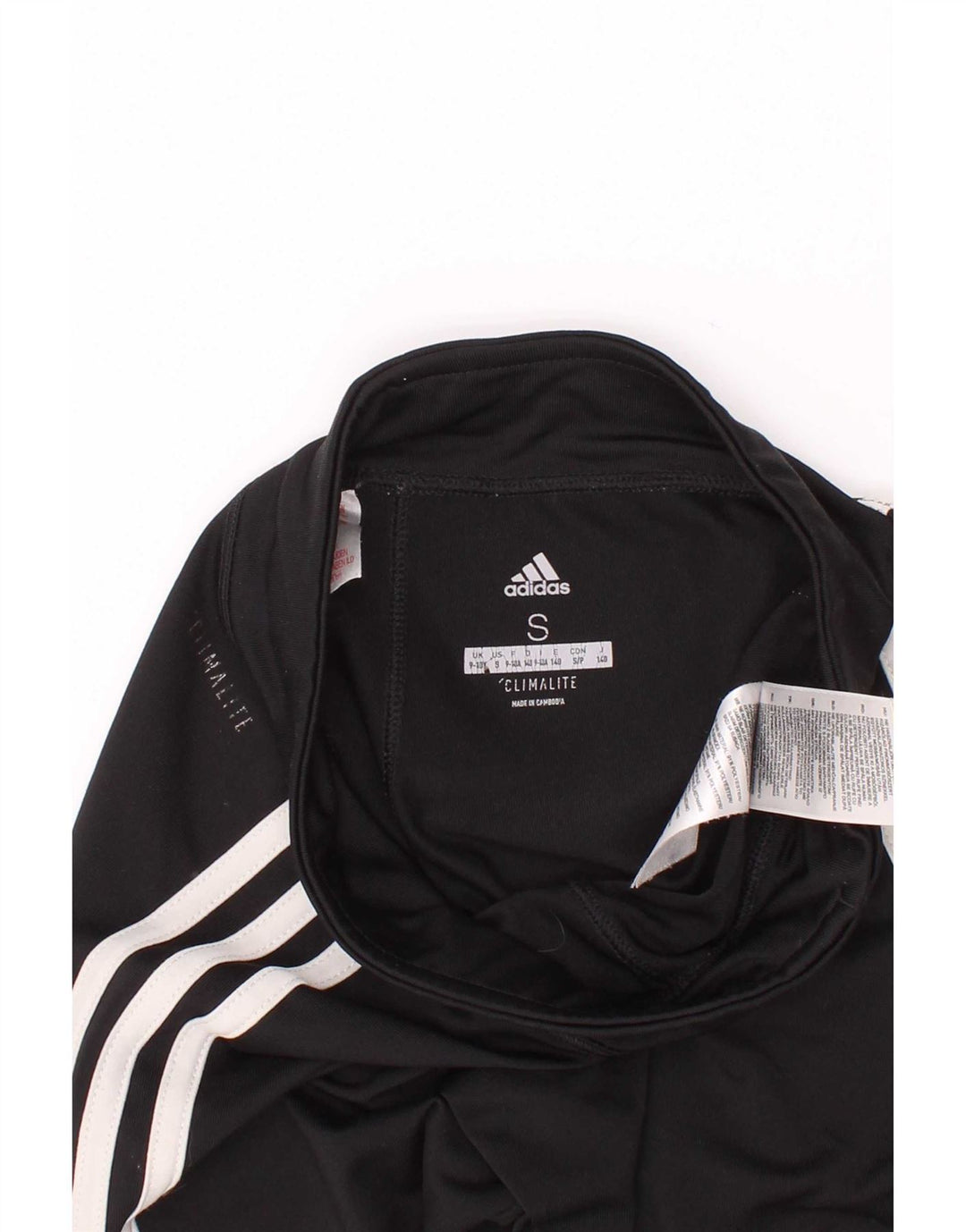 Leggings Adidas Climalite per ragazze 9-10 anni piccolo poliestere nero