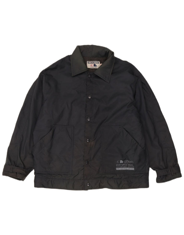 Americanino Bomber da uomo UK 40 Large Nero Nylon