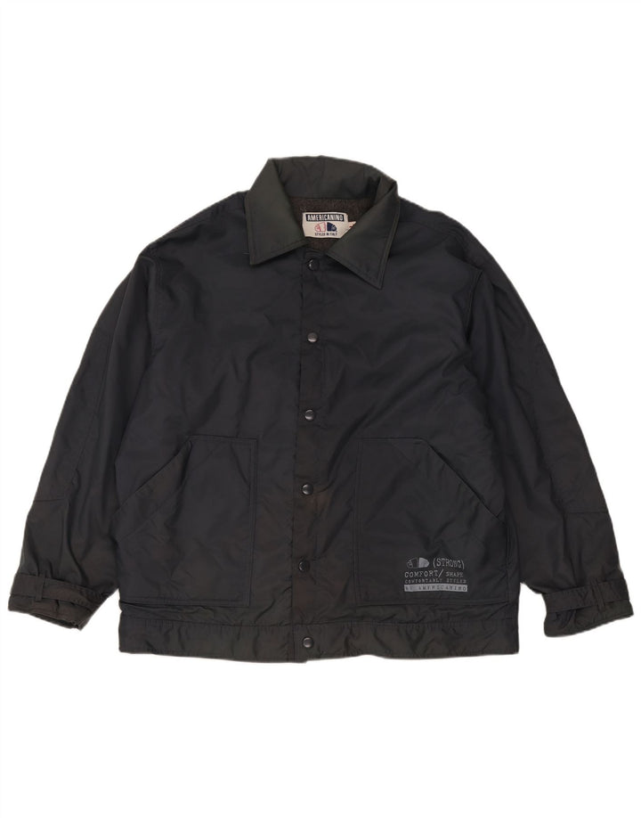 Americanino Bomber da uomo UK 40 Large Nero Nylon