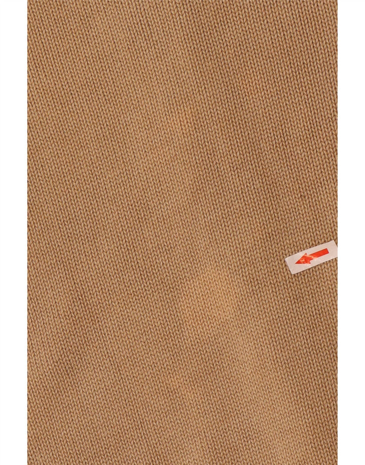 Maglione cardigan da uomo Massimo Dutti XL in cotone beige