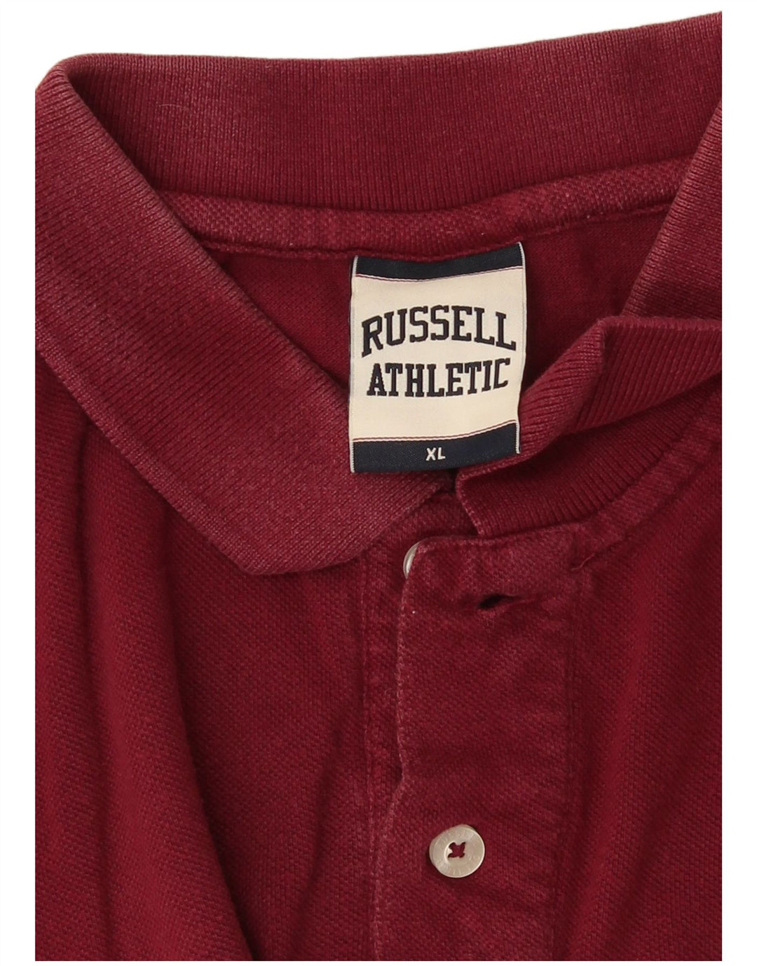 Polo da uomo RUSSELL ATHLETIC XL Bordeaux
