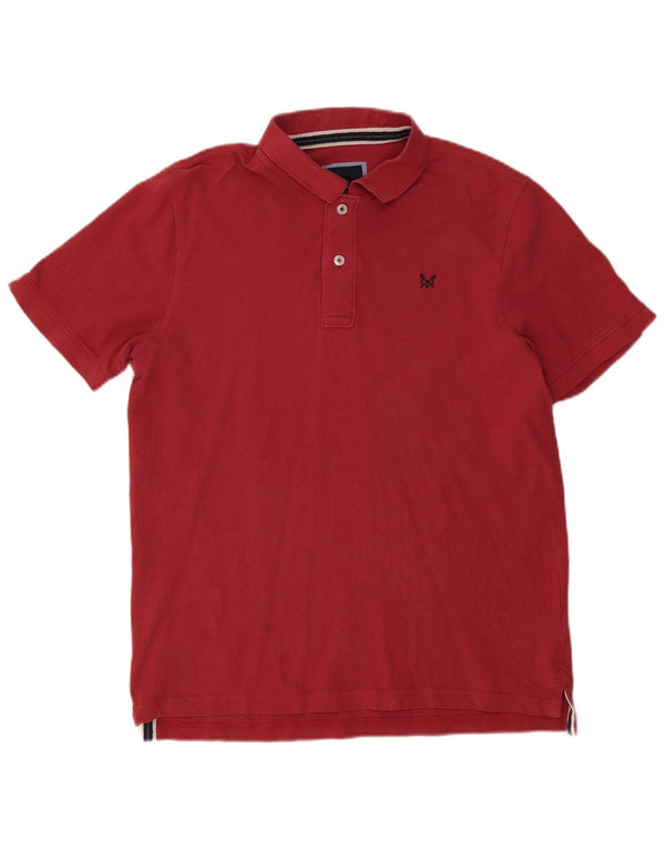 Crew Clothing Polo da uomo grande in cotone rosso