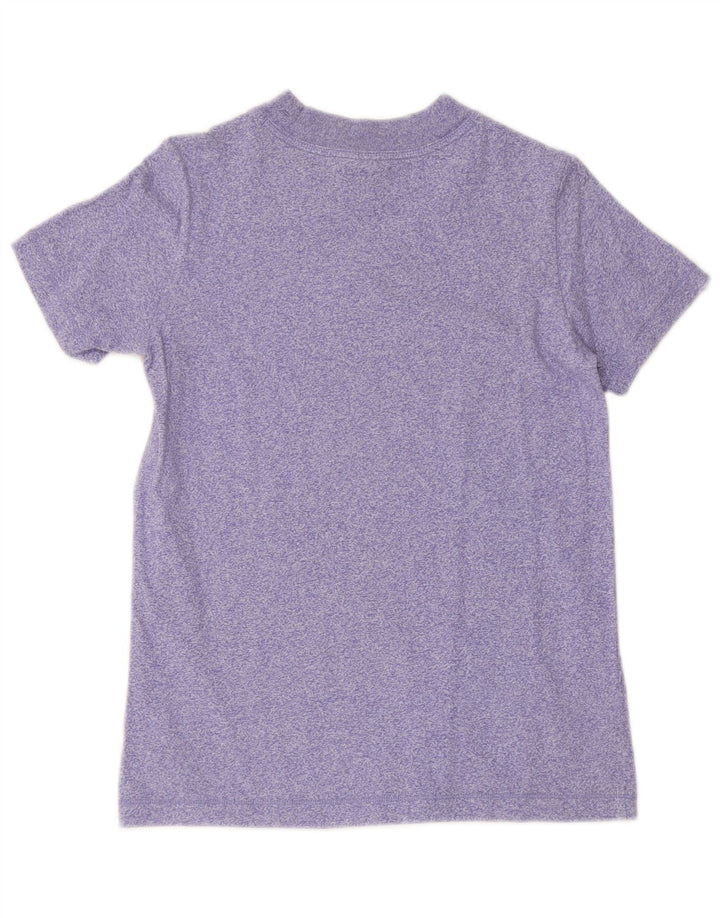 T-shirt grafica da donna CHAMPION Top UK 12 Medium Purple Flecked