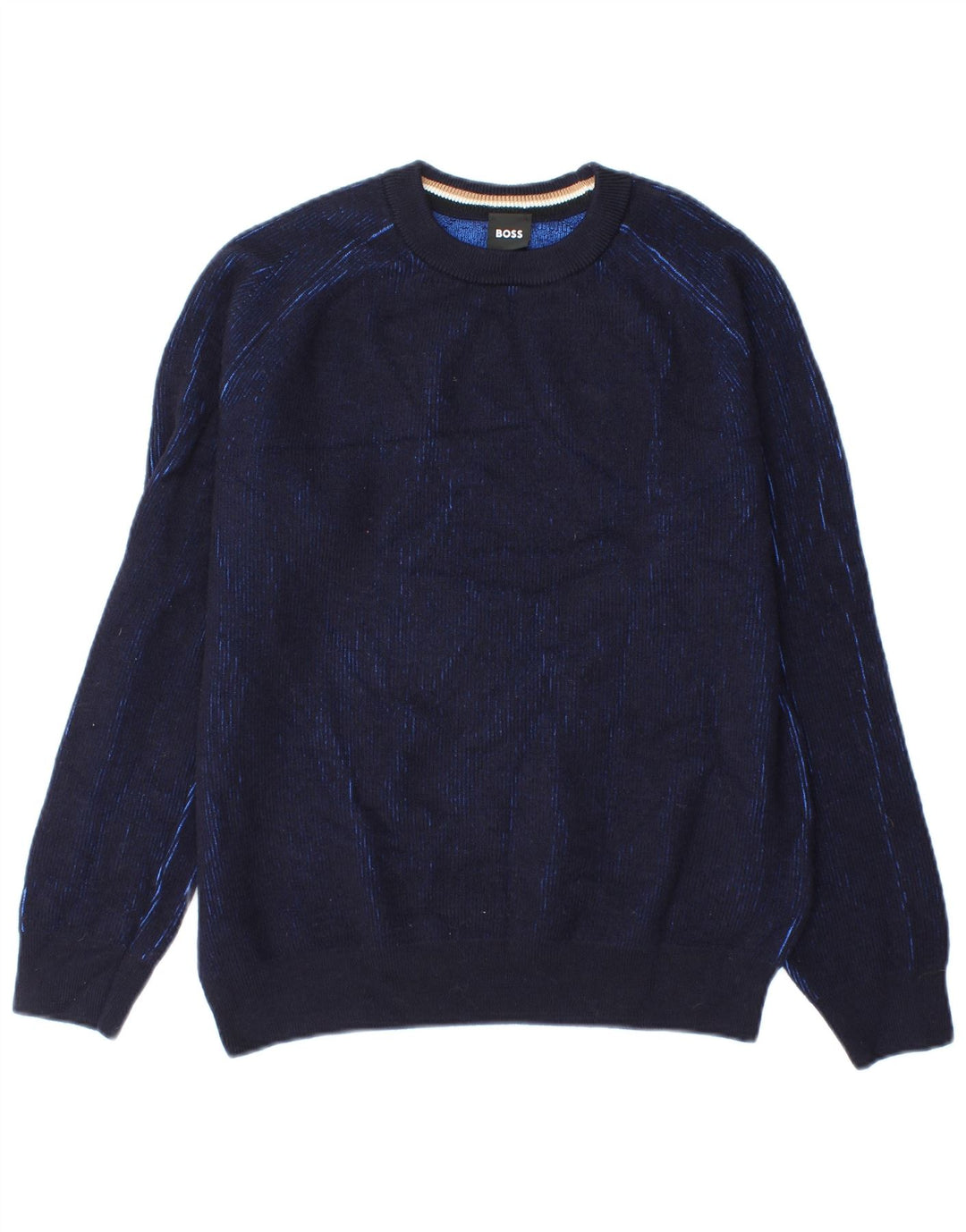 Maglione maglione girocollo da ragazzo Hugo Boss 11-12 anni grande cotone blu navy