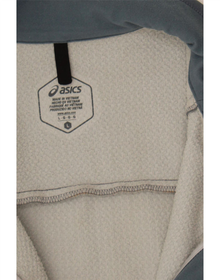 ASICS Mens Tracksuit Top Jacket Large Yellow Colourblock Polyester Vintage Asics and Second-Hand Asics from Messina Hembry 