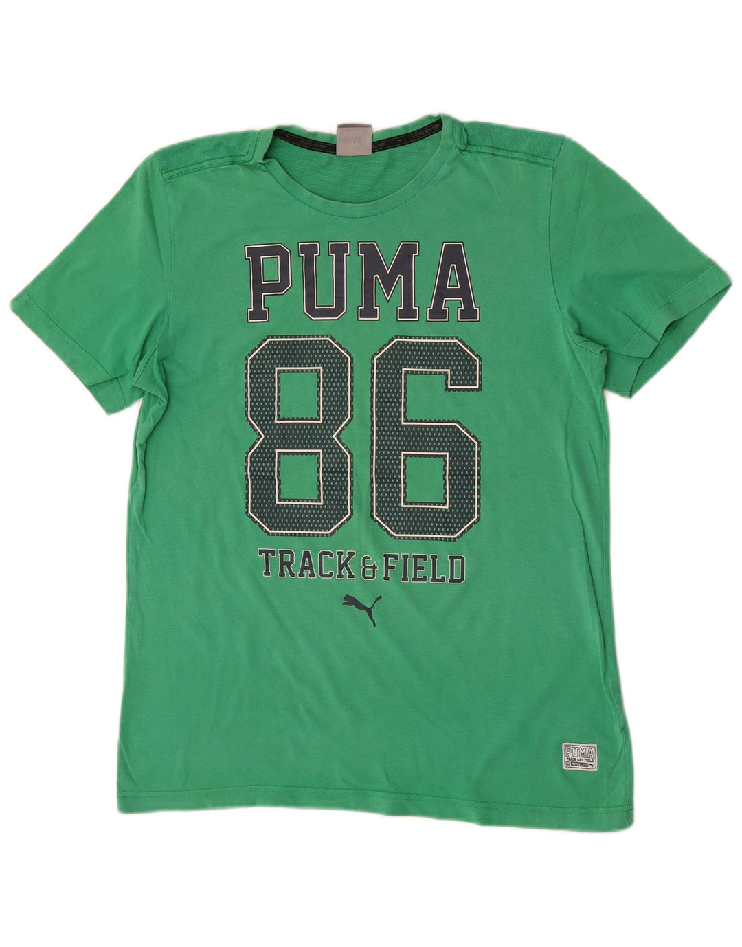 T-shirt grafica da uomo Puma Small verde