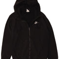 Felpa con cappuccio e zip Nike da uomo XS in cotone nero